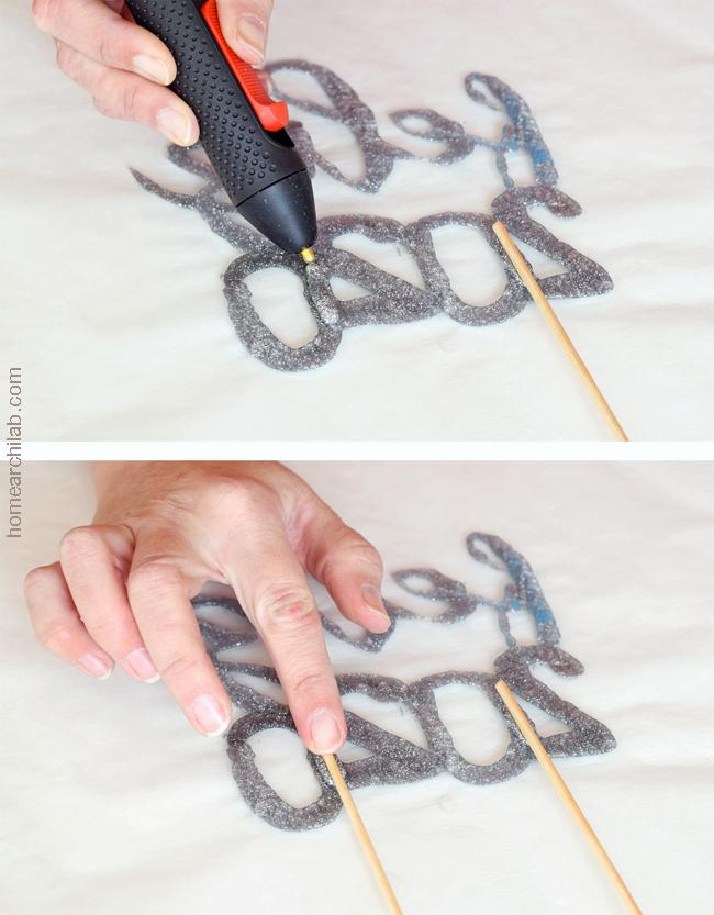 letras de silicona caliente