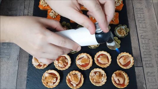 caramelizar con el soplete