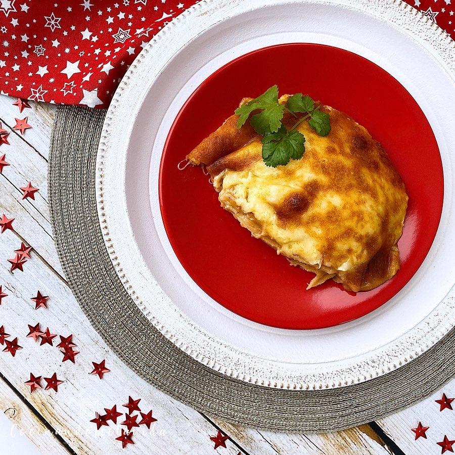 CANELONES DE GAMBA ROJA