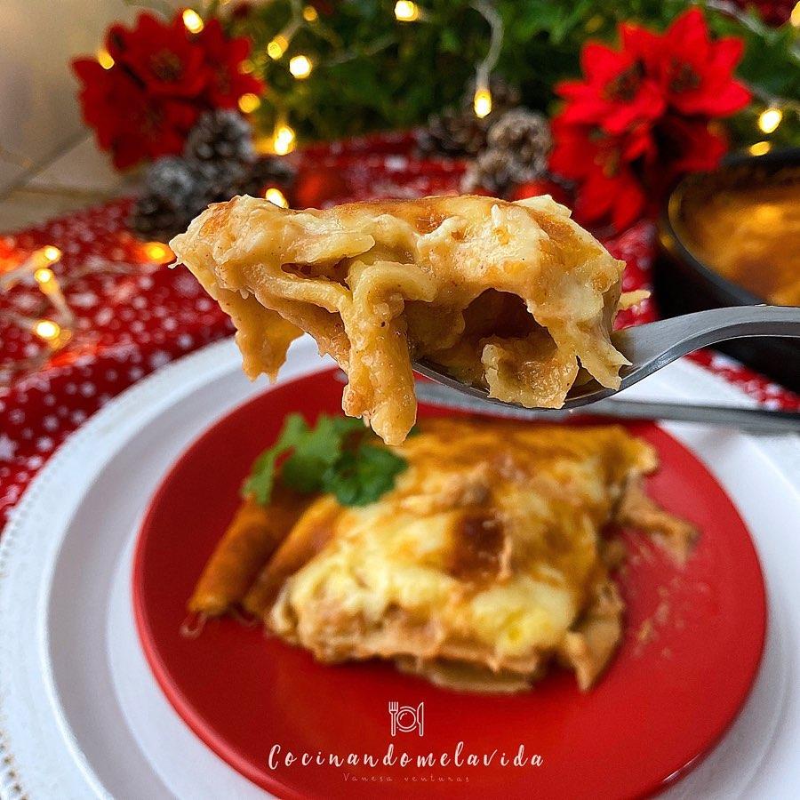 CANELONES DE GAMBA ROJA