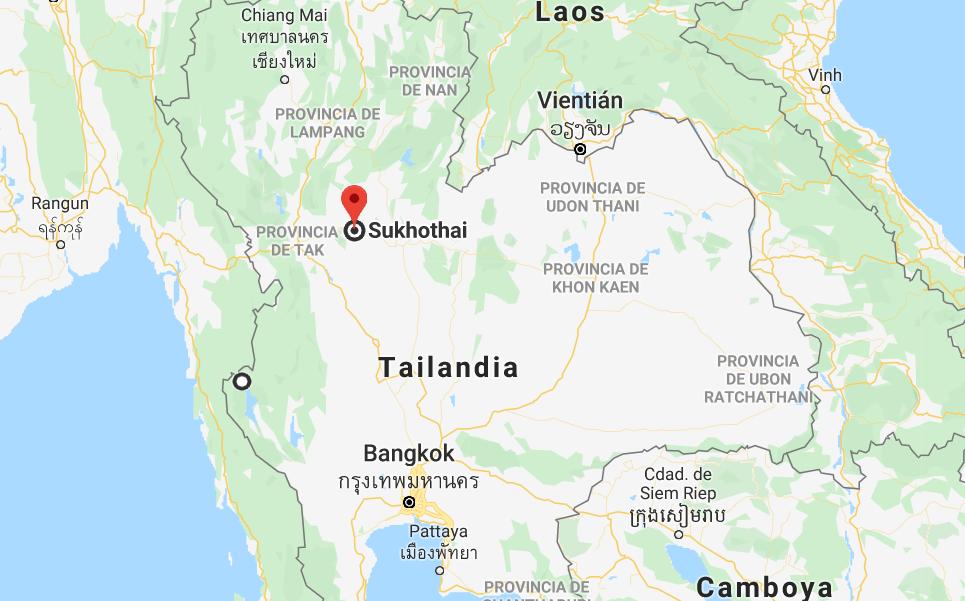 Como llegar a Sukhothai