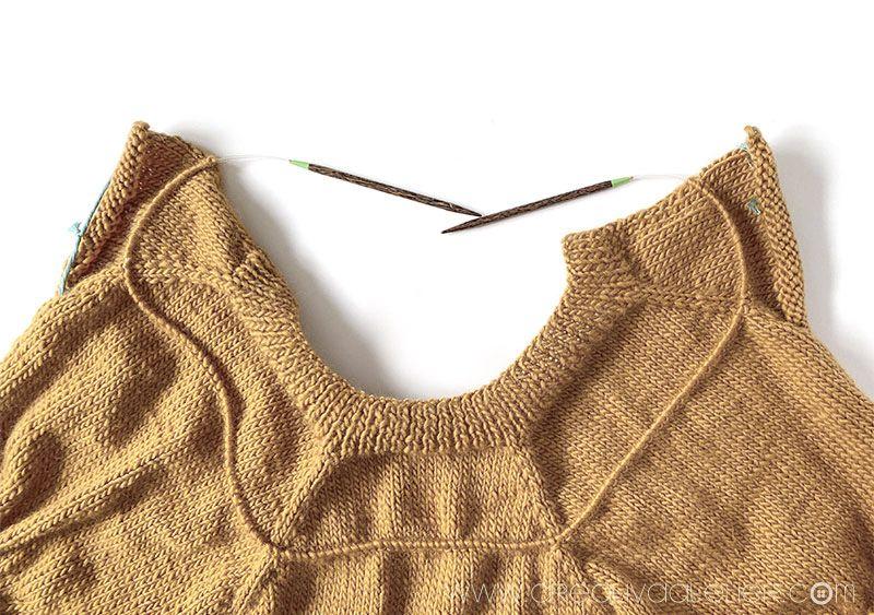 Cómo tejer un jersey de punto con volante para niña -Patrón y tutorial- Teje el volante
