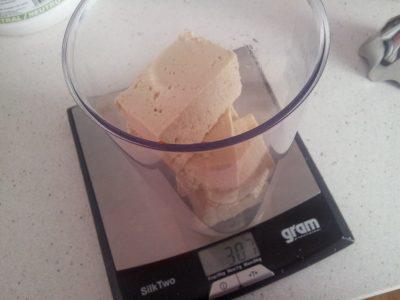 Base de pizza con tofu (1)