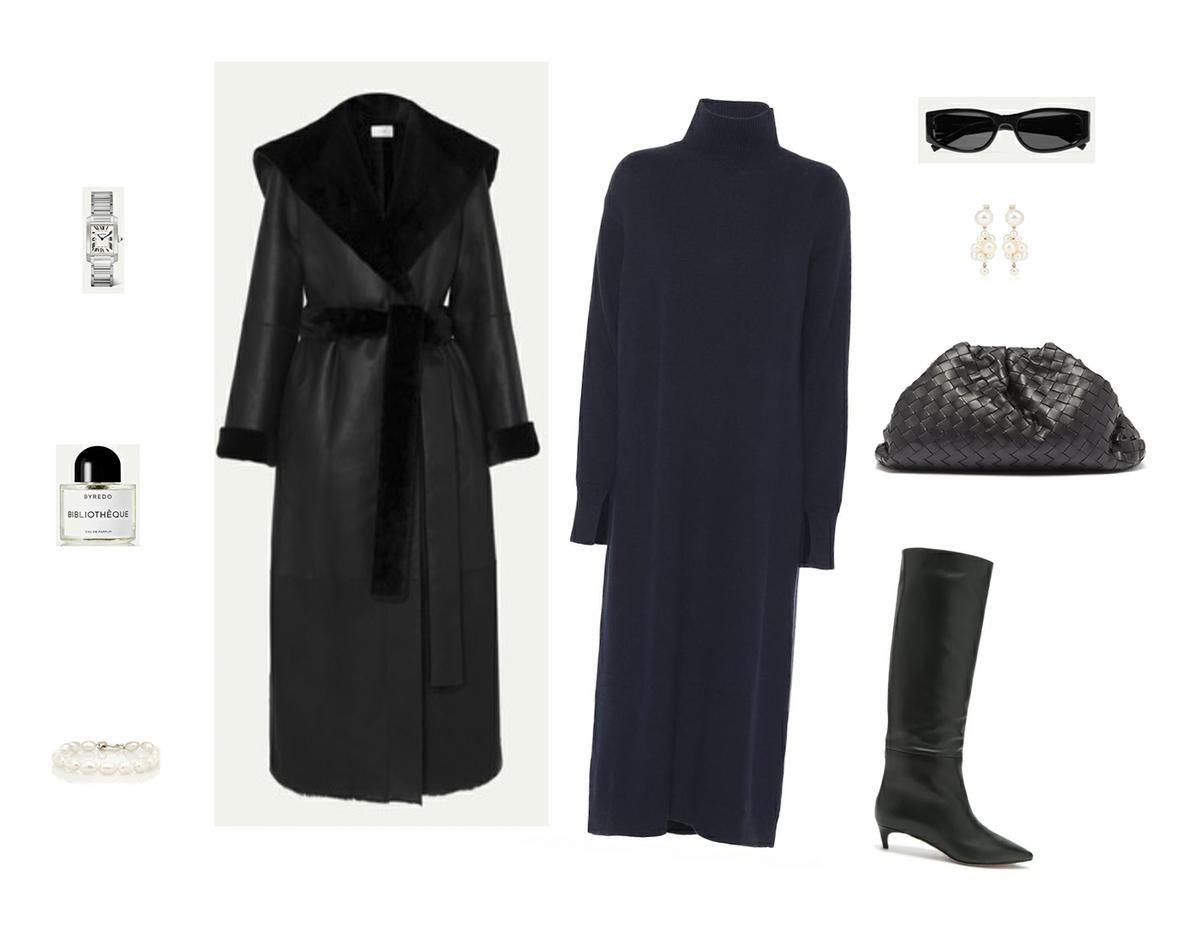 Trini | The Row coat Jimmy Choo boots