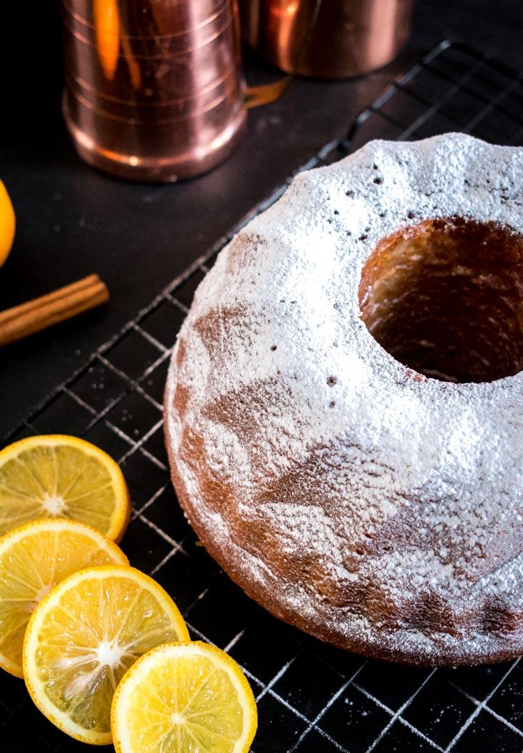 Receta de panqué de naranja en revista Maria Orsini