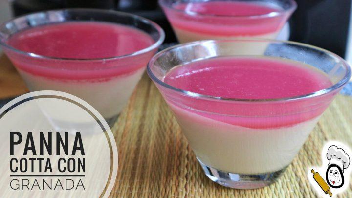 Cómo hacer panna cotta de Granada con Mambo