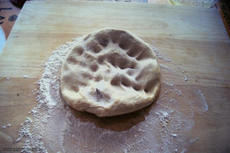 Masa fina para pizza o calzone
