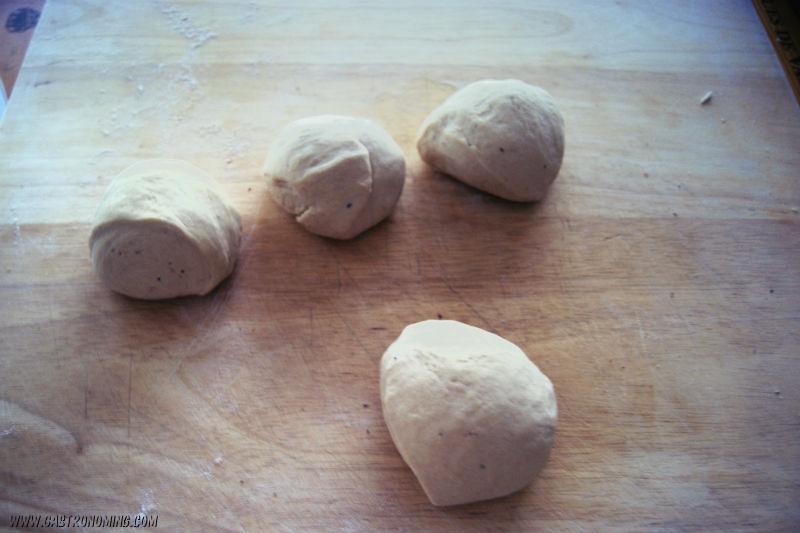 Masa fina para pizza o calzone