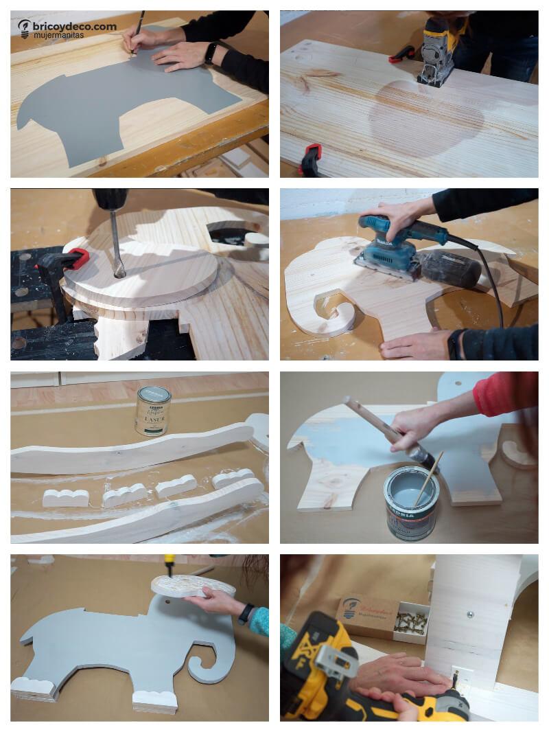 cómo hacer un balancín de madera paso a paso