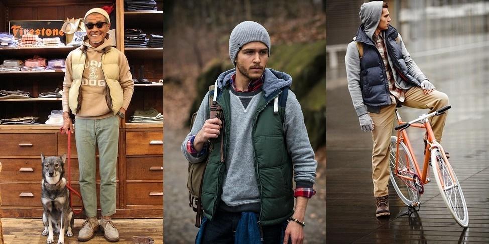 Cómo usar un Chaleco Acolchado en Invierno 