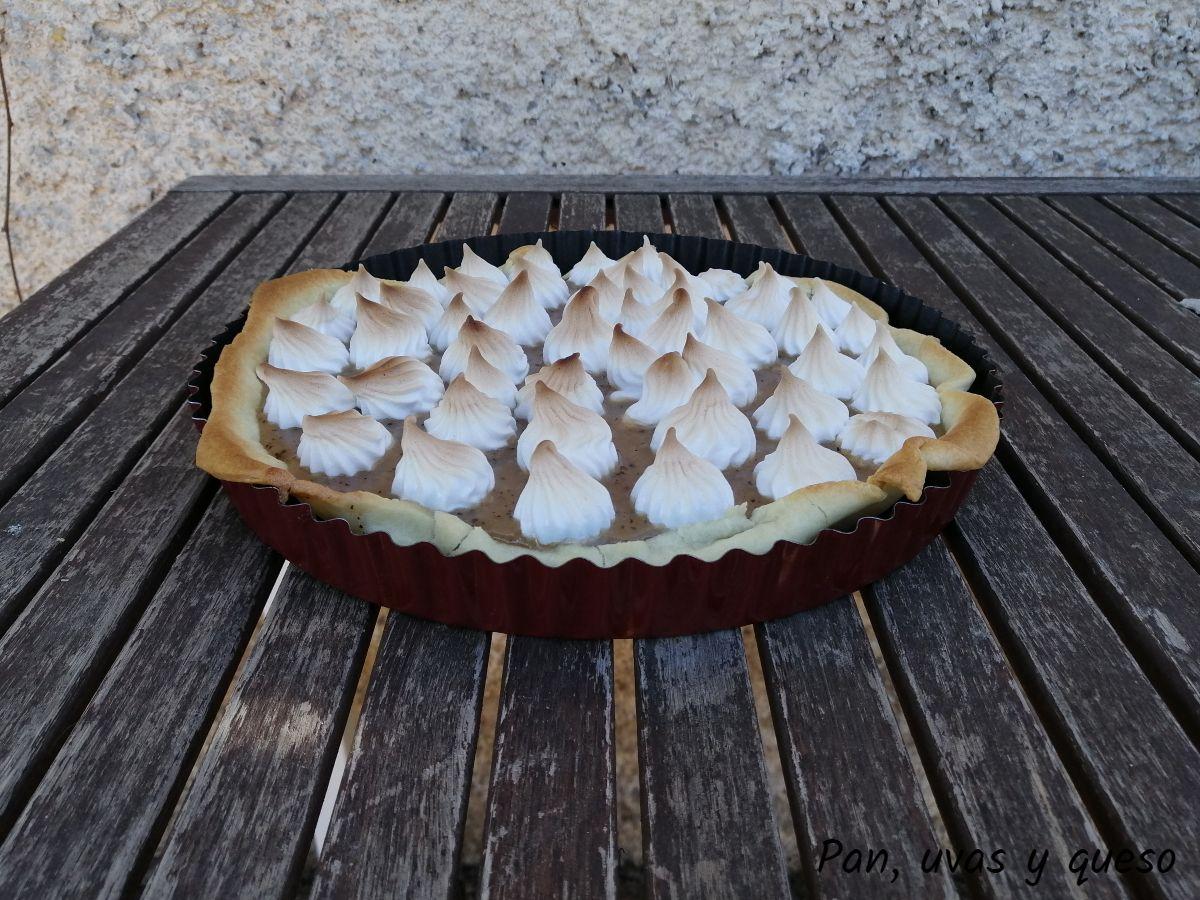 green tea pie - pan uvas y queso