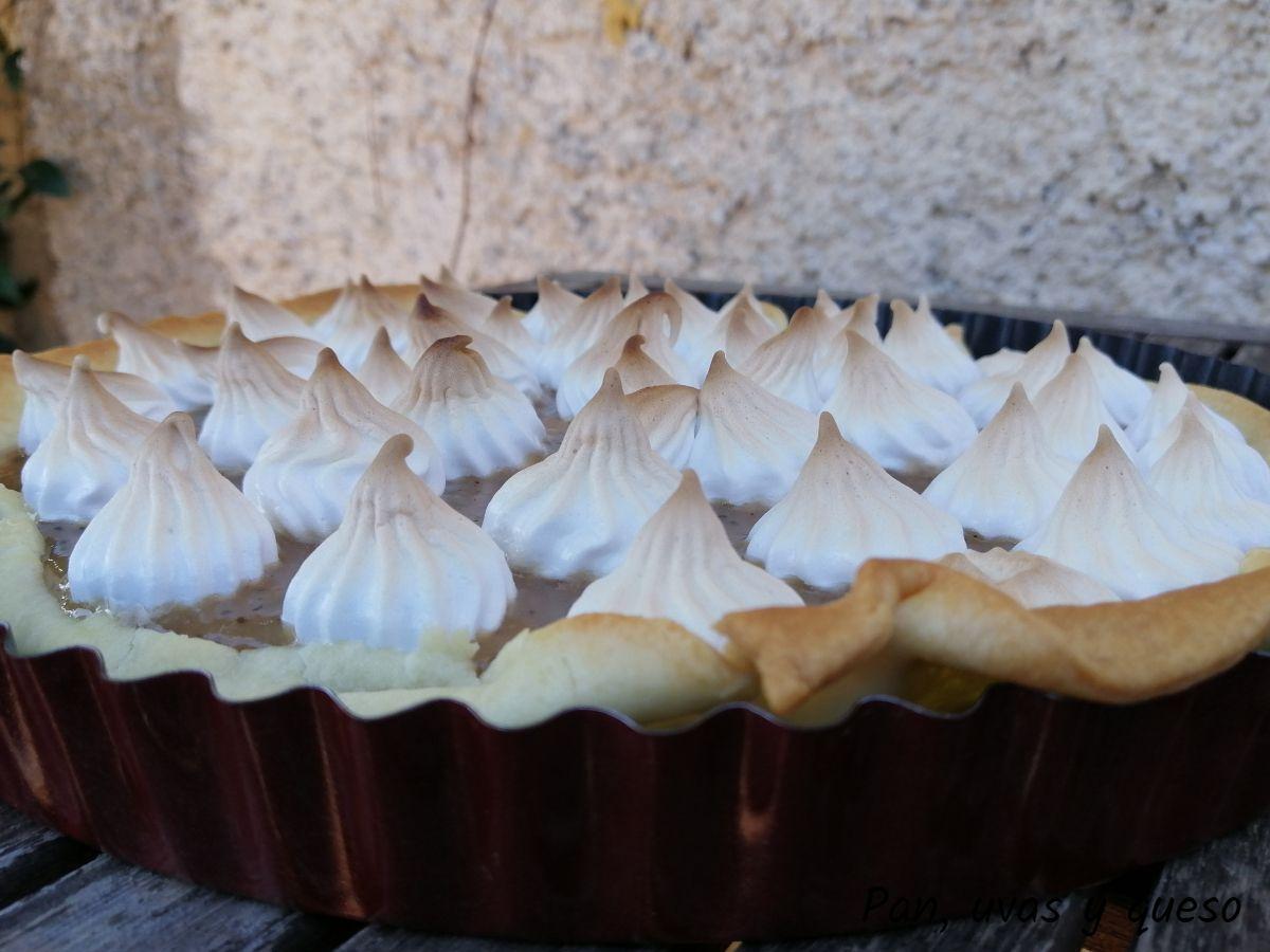 green tea pie - pan uvas y queso