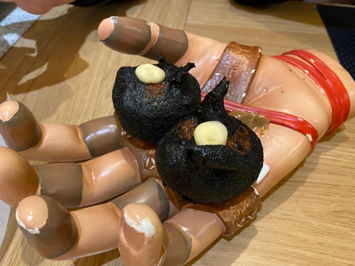 Buñuelos de bacalao del Trinquet Pelayo