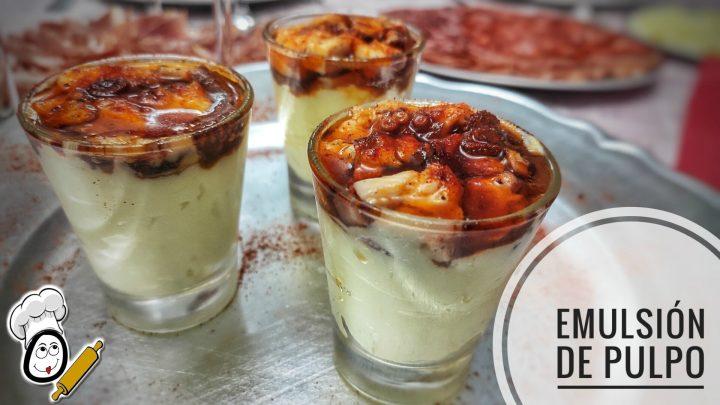 Emulsión de patatas con pulpo en Thermomix