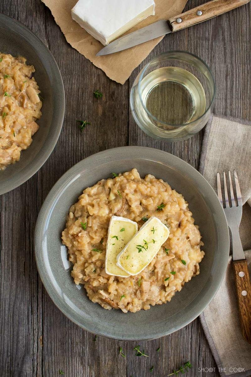 Risotto de Boletus y Queso Brie
