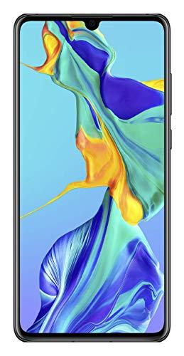 Huawei P30 - Smartphone de 6.1" (Kirin 980 Octa-Core de 2.6GHz, RAM de 6 GB, Memoria interna de 128 GB, cámara de 40 MP, Android) Color Negro [Versión importada]