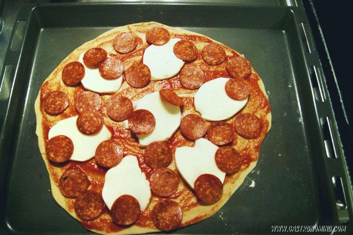 Pizza cláscia de pepperoni
