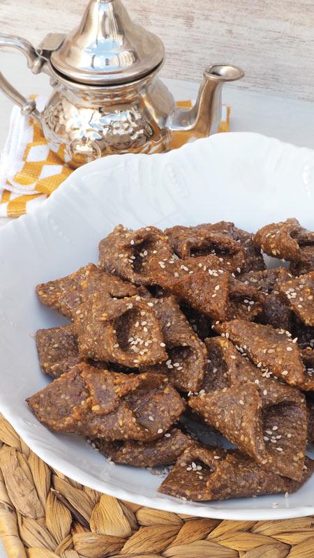 pestiños a mi manera, al estilo marroqui receta personal