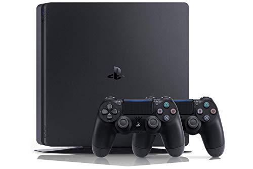 Playstation 4 (PS4) - Consola 500 Gb + 2 Mandos Dual Shock 4 + Contenido Fortnite (Edición Exclusiva Amazon)