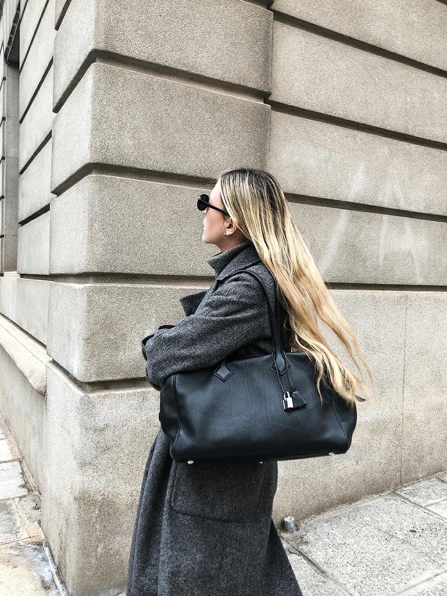 Trini | Max Mara coat Levis jeans