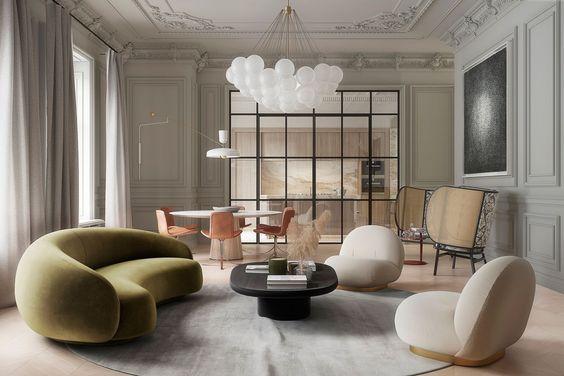 decoralinks | molduras y rosetones clasicos en casas hausmanianas 