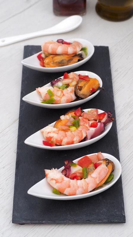 como se hace salpicon de marisco receta facil para el verano