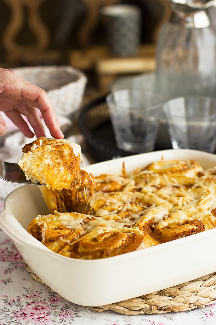 Rollos de lasaña la comida preferida en casa de mis peques