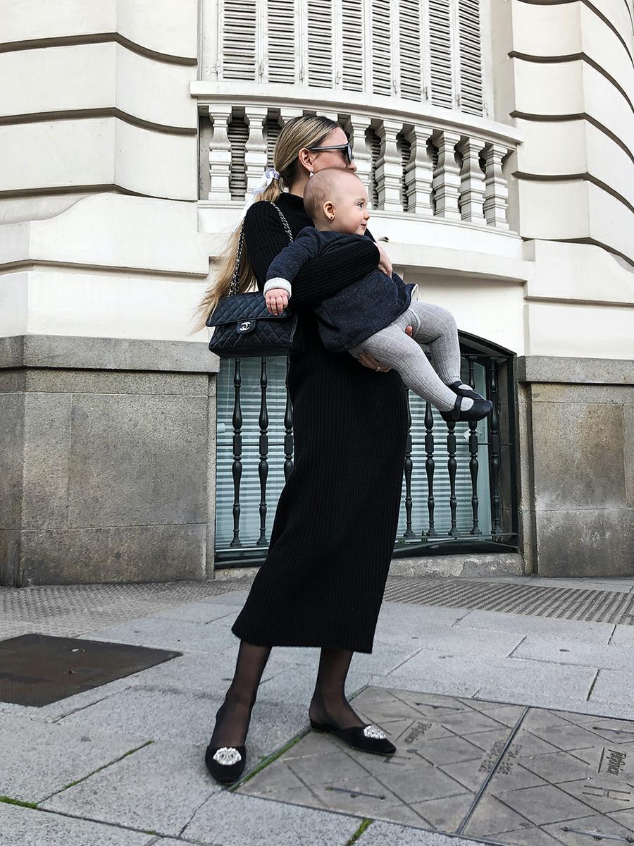 Trini | Max Mara dress Manolo Blahnik shoes