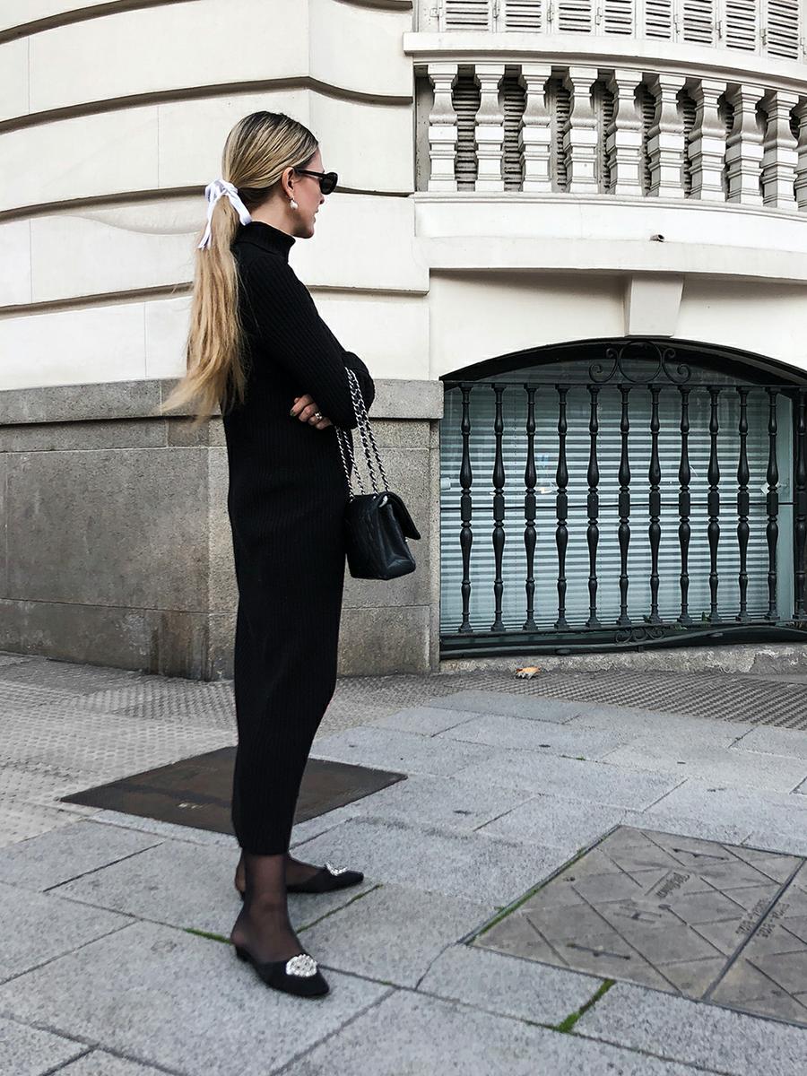 Trini | Max Mara dress Manolo Blahnik shoes