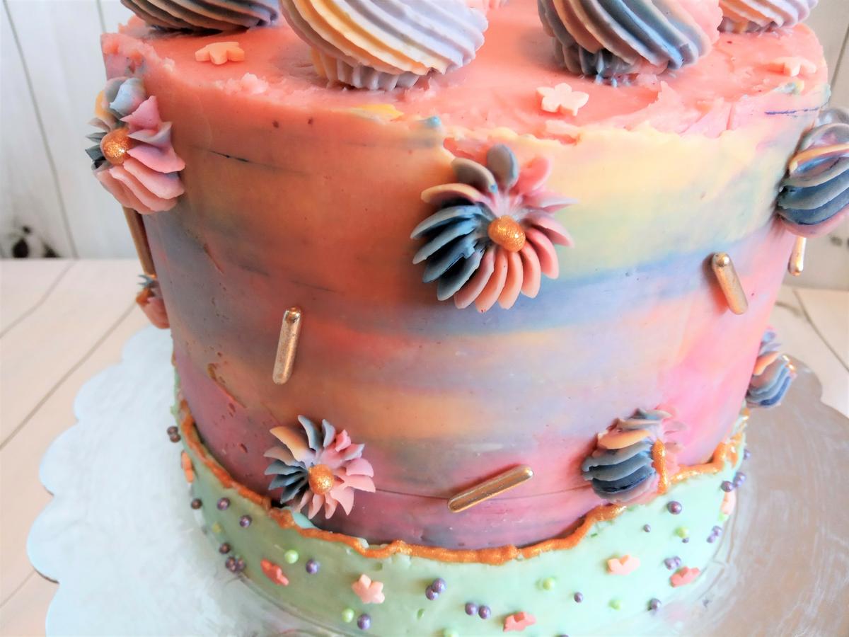 Tartra multicolor detalle grande