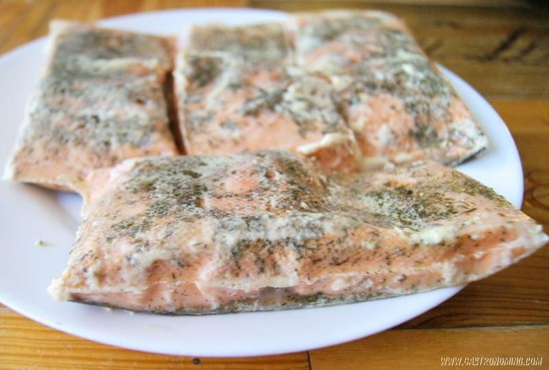 Salmón con eneldo sous vide 5