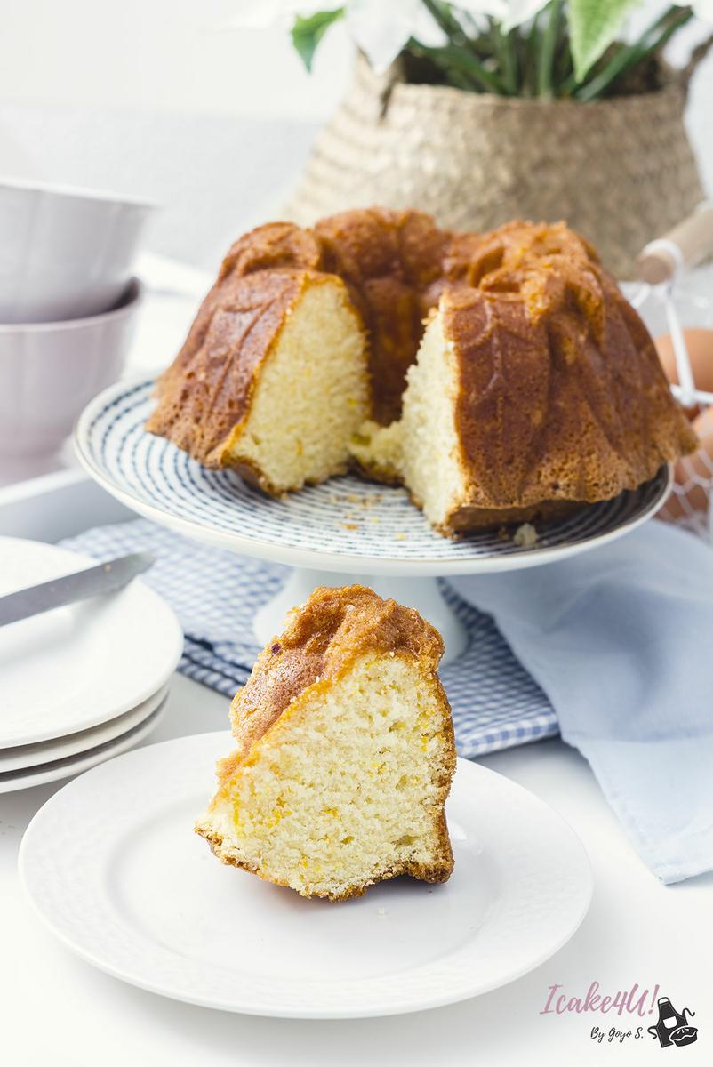 Bundt Cake de Agua de Azahar y Naranja