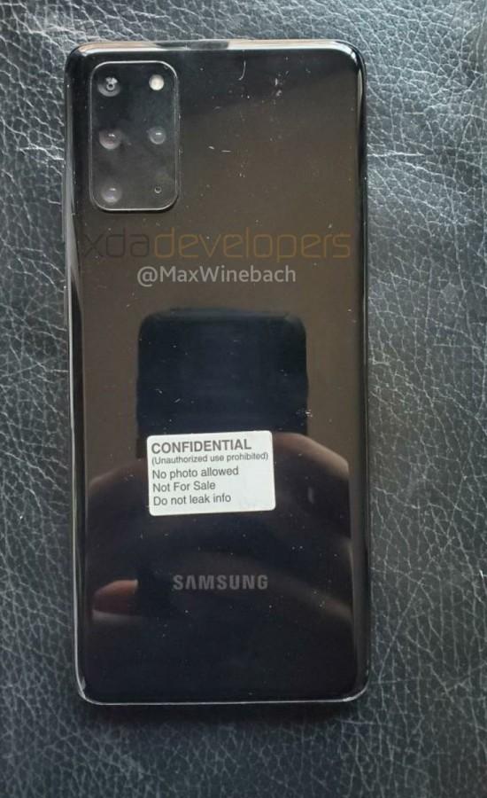 Trasera del Samsung Galaxy S20 plus 5G