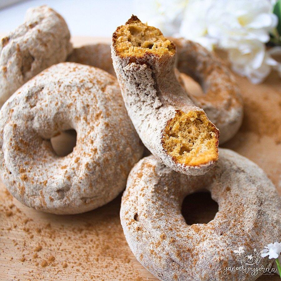 DONUTS DE CALABAZA NEVADITOS
