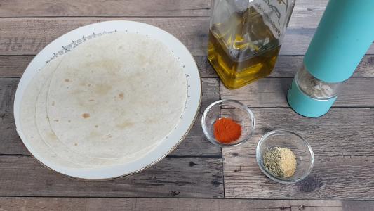 Triangulos de trigo o maiz