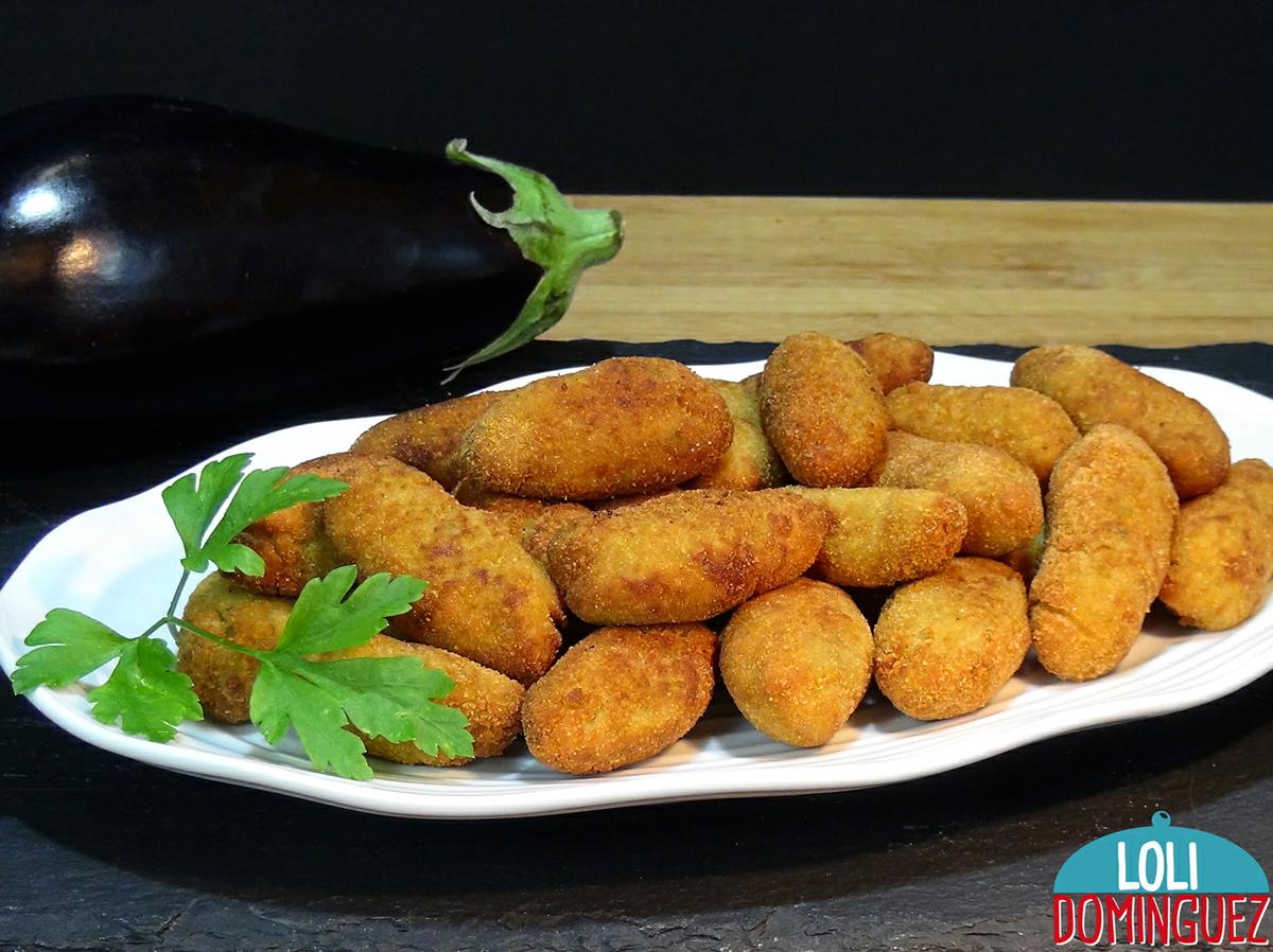 CROQUETAS DE BERENJENA MUY CREMOSAS Y CRUJIENTES. Cómo hacer las mejores y más cremosas croquetas que hayas probado nunca, pues no te pierdas esta receta ya que además están riquísimas