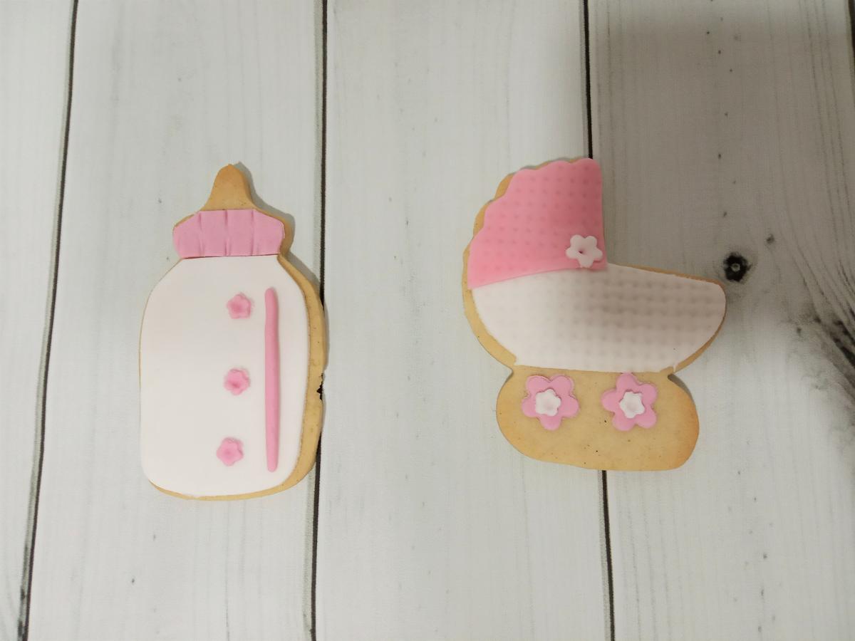 Galletas biberon y cochecito