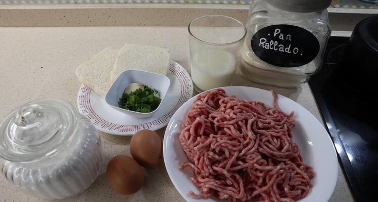 Ingredientes necesarios para hacer carne picada de pavo