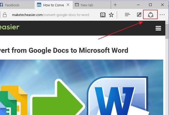 Cómo compartir contenido web Usando Microsoft Edge en Windows 10Microsoft Edge permite a los usuarios compartir fácilmente contenido web a través de medios sociales, correo electrónico y otras aplicaciones. Descubra cómo puede compartir fácilmente el contenido web con Microsoft Edge.