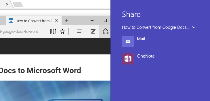Cómo compartir contenido web Usando Microsoft Edge en Windows 10Microsoft Edge permite a los usuarios compartir fácilmente contenido web a través de medios sociales, correo electrónico y otras aplicaciones. Descubra cómo puede compartir fácilmente el contenido web con Microsoft Edge.