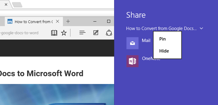 Cómo compartir contenido web Usando Microsoft Edge en Windows 10Microsoft Edge permite a los usuarios compartir fácilmente contenido web a través de medios sociales, correo electrónico y otras aplicaciones. Descubra cómo puede compartir fácilmente el contenido web con Microsoft Edge.
