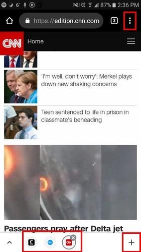 Cómo crear grupos de pestañas en Chrome - AndroidLos siguientes indicadores de Chrome en Android te permiten agrupar tus pestañas por temas y te facilitan el cambio de una pestaña a otra.