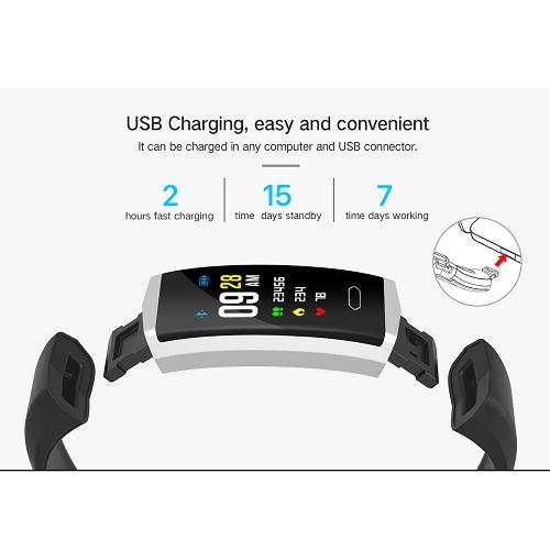 color screen smart band prixton