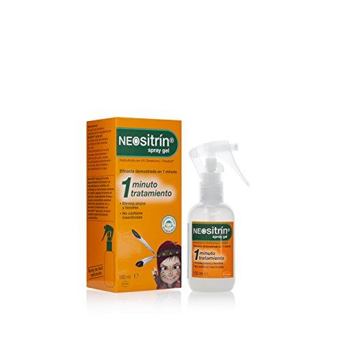 Neositrín - Spray Gel, Tratamiento para Eliminar Piojos y Liendres - 100ml