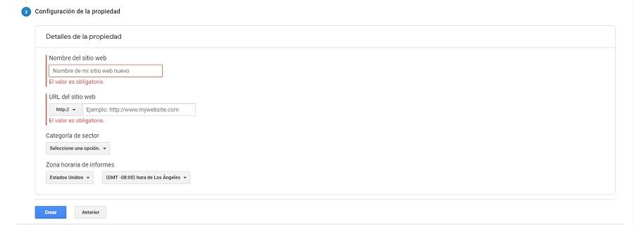 detalles google analytics