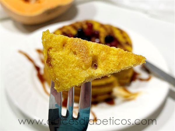Porcion de tortitas de calabaza