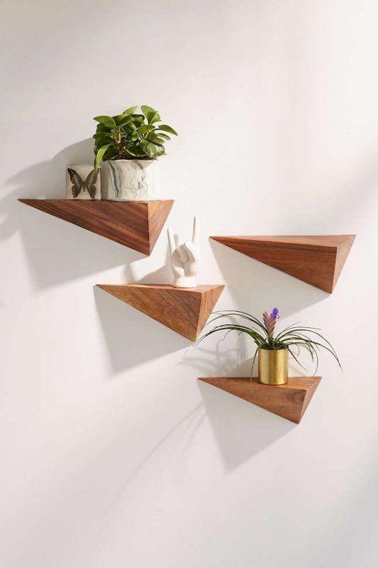 decorar con estantes de pared VII