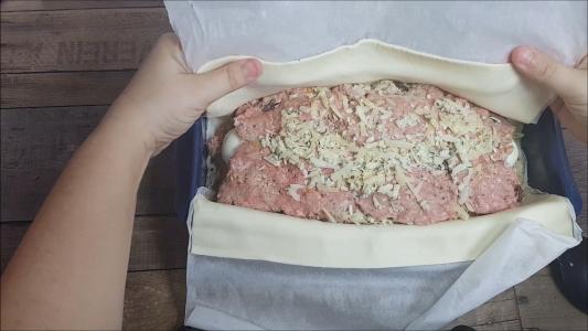 Redondo de carne picada relleno 11