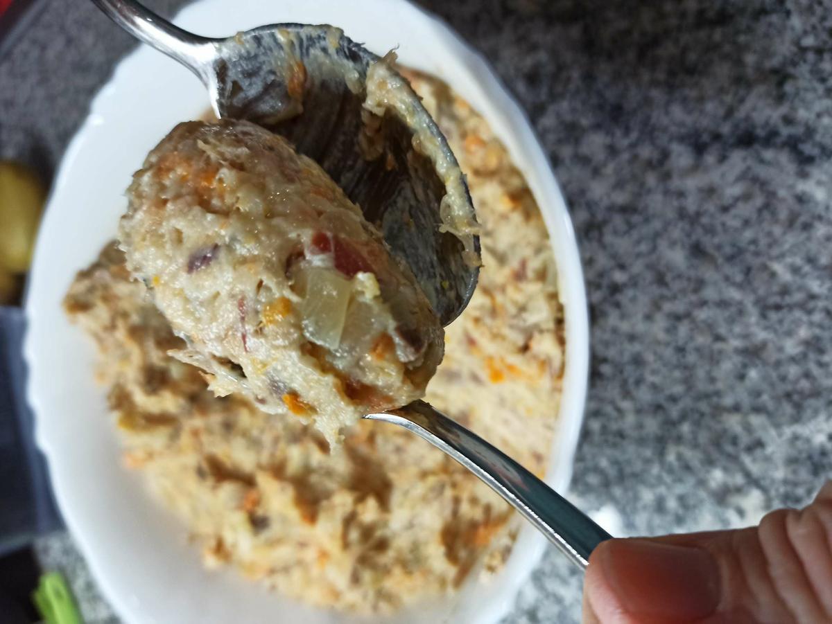 damos forma a las croquetas de cocido