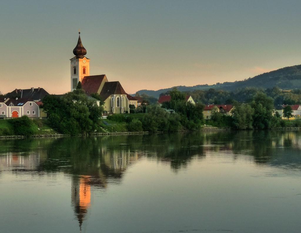 Danube Clock Reflection